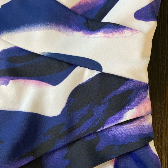 NWT Karen Millen strapless zebra print dress - Picture 5 of 7